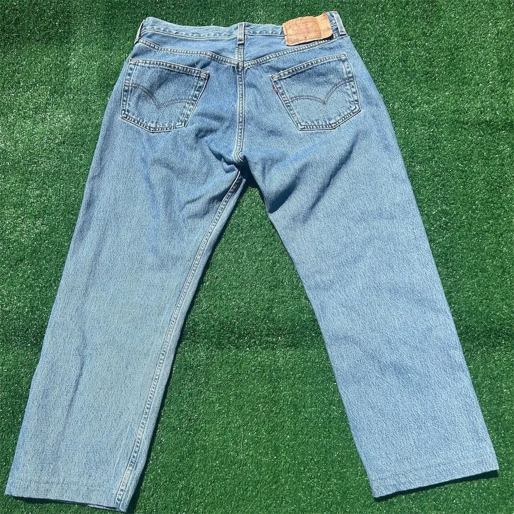 Vintage‎ Levi's 501 Men's Blue Straight Jeans Size 33x25 Made in USA